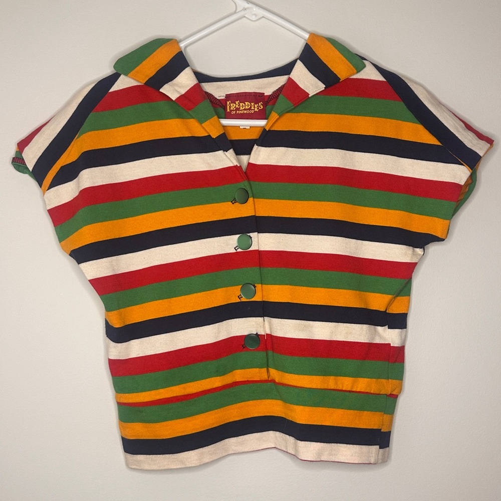 Vintage Striped Multicolor Shirt